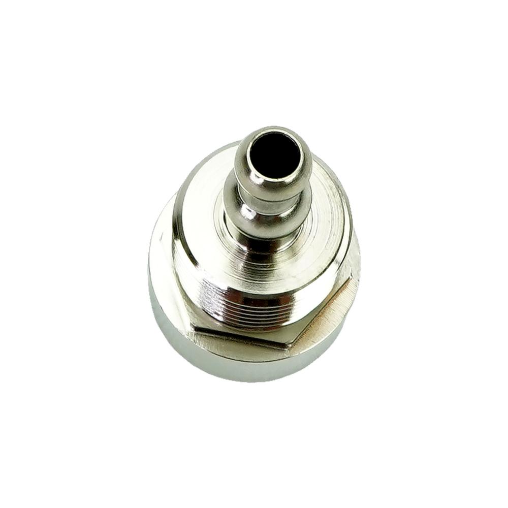 Adapter Vacuum 1/8 X Hose Barb Brass Nickel Plate Adapter Vacuum 1/8 X Hose Barb Brass Nickel Plate