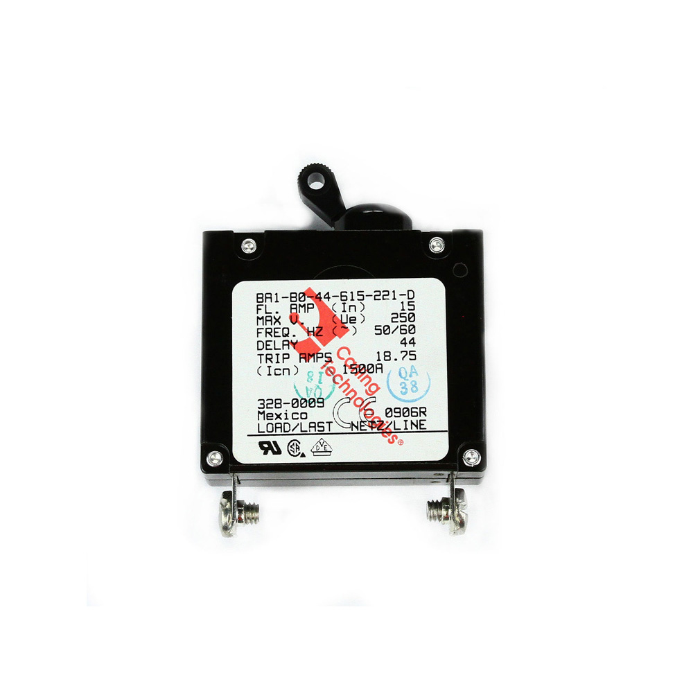 ERBTEC #328-0009 15 A CKT BRKR FRU ERBTEC #328-0009 15 A CKT BRKR FRU