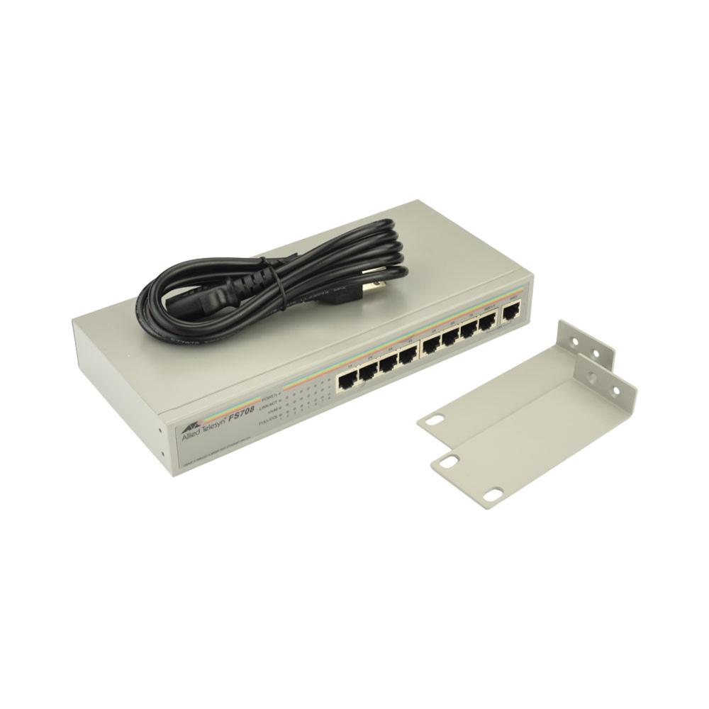 ETHERNET SWITCH, 8 PORT ETHERNET SWITCH, 8 PORT