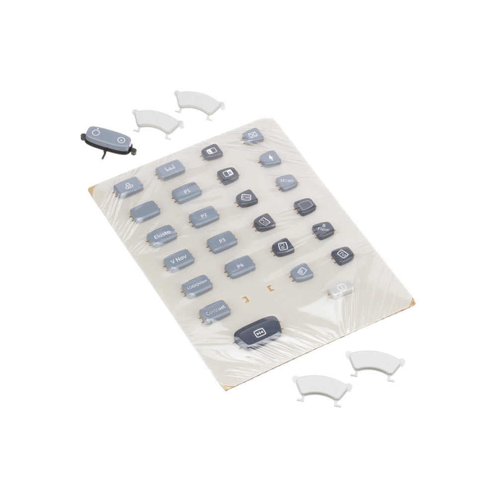 Button Cap Kit LOGIQ E9 with Bflow - Improved plastic Button Cap Kit LOGIQ E9 with Bflow - Improved plastic